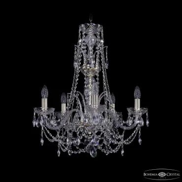 Подвесная люстра Bohemia Ivele Crystal 1411 1411/5/195/Xl-63 G Подвесная люстра Bohemia Ivele Crystal 1411 1411/5/195/Xl-63 G