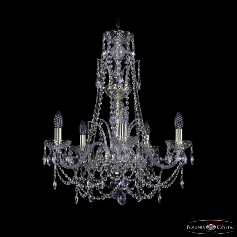 Подвесная люстра Bohemia Ivele Crystal 1411 1411/5/195/Xl-63 G Подвесная люстра Bohemia Ivele Crystal 1411 1411/5/195/Xl-63 G