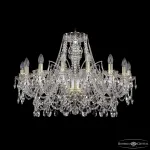 Подвесная люстра Bohemia Ivele Crystal 1411 1411/16/300 G