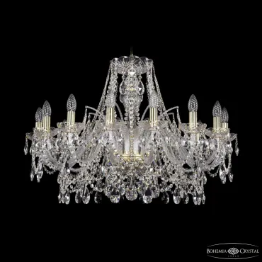 Подвесная люстра Bohemia Ivele Crystal 1411 1411/16/300 G