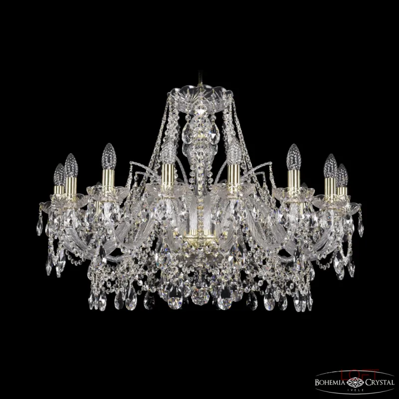 Подвесная люстра Bohemia Ivele Crystal 1411 1411/16/300 G