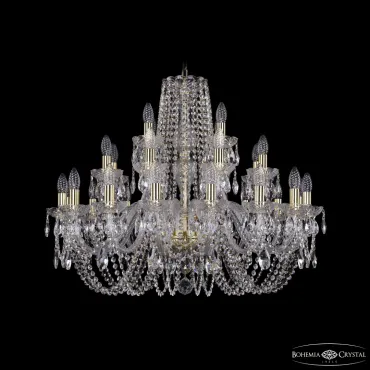 Подвесная люстра Bohemia Ivele Crystal 1402 1402/16+8+4/300 G Подвесная люстра Bohemia Ivele Crystal 1402 1402/16+8+4/300 G