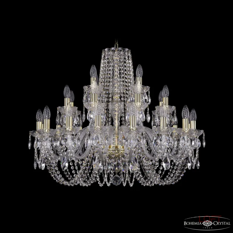 Подвесная люстра Bohemia Ivele Crystal 1402 1402/16+8+4/300 G Подвесная люстра Bohemia Ivele Crystal 1402 1402/16+8+4/300 G