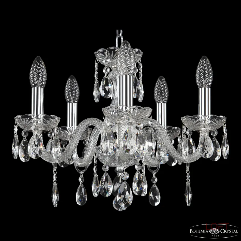 Подвесная люстра Bohemia Ivele Crystal 117 117/5/141 Ni