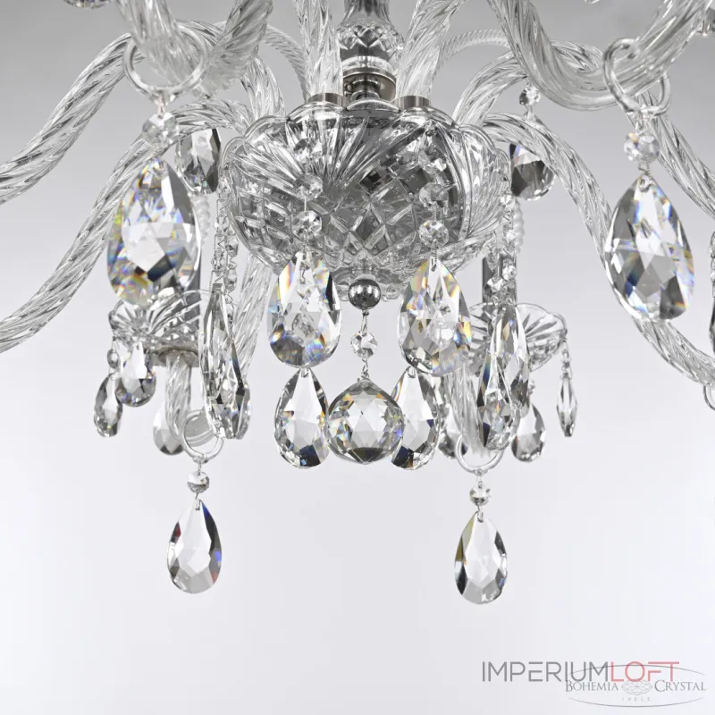 Подвесная люстра Bohemia Ivele Crystal 118 118/8/240 Ni Подвесная люстра Bohemia Ivele Crystal 118 118/8/240 Ni