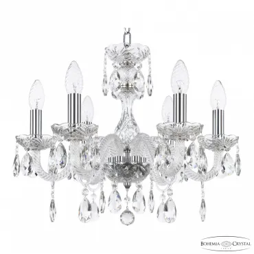 Подвесная люстра Bohemia Ivele Crystal 117 117/6/165 Ni Подвесная люстра Bohemia Ivele Crystal 117 117/6/165 Ni
