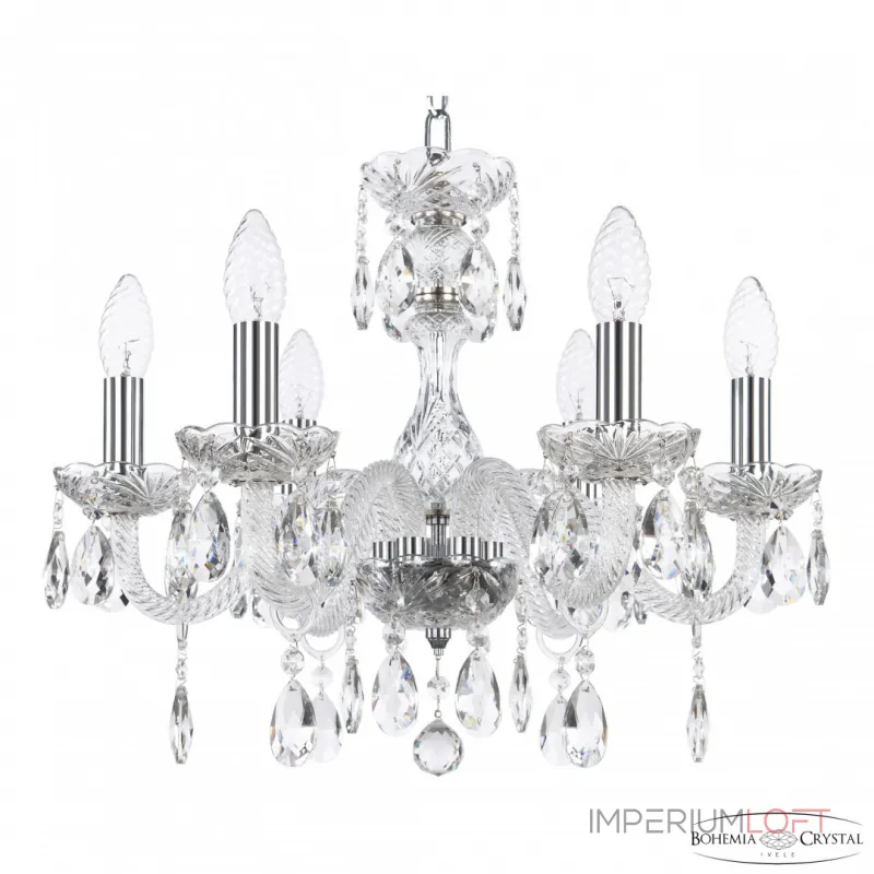 Подвесная люстра Bohemia Ivele Crystal 117 117/6/165 Ni