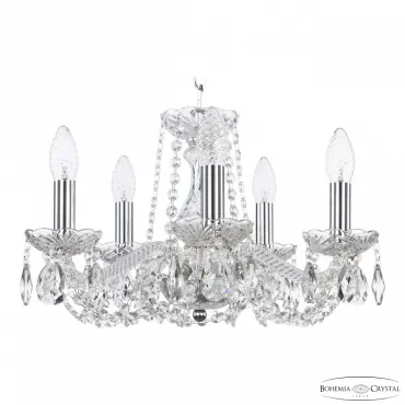Подвесная люстра Bohemia Ivele Crystal 119 119/5/141 Ni Подвесная люстра Bohemia Ivele Crystal 119 119/5/141 Ni