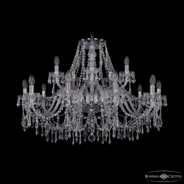 Подвесная люстра Bohemia Ivele Crystal 1403 1403/10+5/360 Ni Подвесная люстра Bohemia Ivele Crystal 1403 1403/10+5/360 Ni