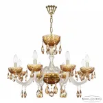 Подвесная люстра Bohemia Ivele Crystal 5417 5417/8/240 G Amber/M-1F K721