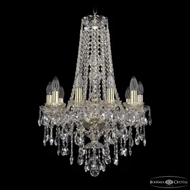 Подвесная люстра Bohemia Ivele Crystal 1415 1415/10/165/h-70 G