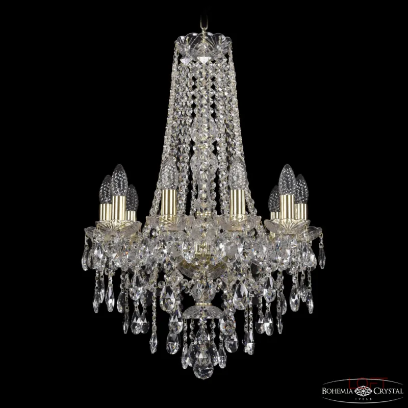Подвесная люстра Bohemia Ivele Crystal 1415 1415/10/165/h-70 G