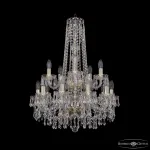 Подвесная люстра Bohemia Ivele Crystal 1403 1403/10+5/195/h-77/2d G