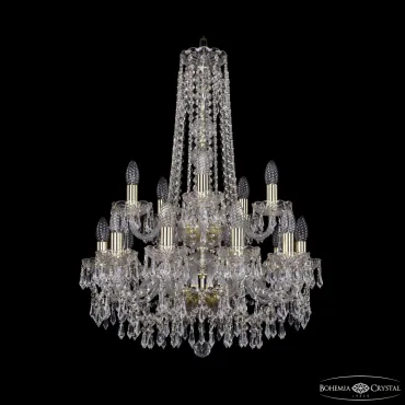Подвесная люстра Bohemia Ivele Crystal 1403 1403/10+5/195/h-77/2d G Подвесная люстра Bohemia Ivele Crystal 1403 1403/10+5/195/h-77/2d G