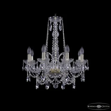 Подвесная люстра Bohemia Ivele Crystal 1411 1411/8/195/h-65 G