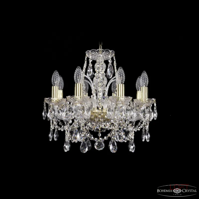 Подвесная люстра Bohemia Ivele Crystal 1411 1411/8/141 G