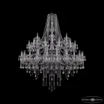 Подвесная люстра Bohemia Ivele Crystal 1415 1415/24+12+6/530/2d Ni