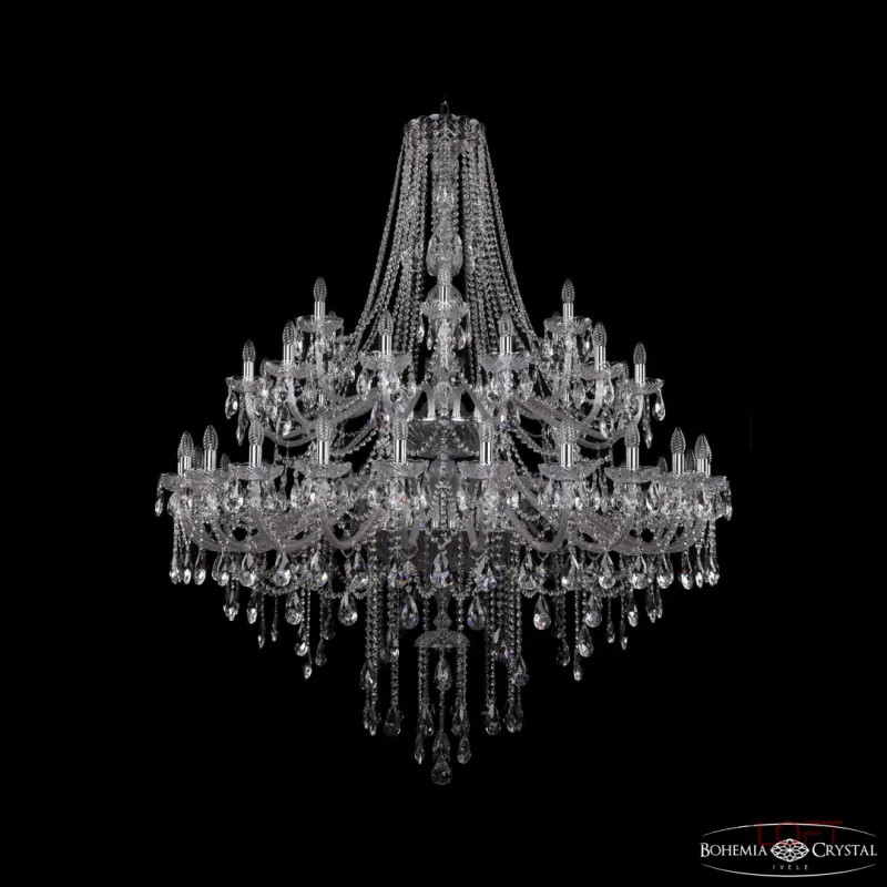 Подвесная люстра Bohemia Ivele Crystal 1415 1415/24+12+6/530/2d Ni