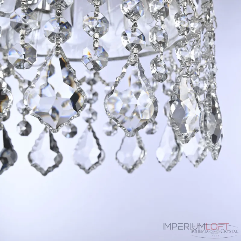 Подвесной светильник Bohemia Ivele Crystal 5478 5478/22 Ni Clear/M-1H Leafs