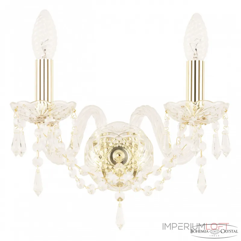 Бра Bohemia Ivele Crystal 104 104B/2/141 G Бра Bohemia Ivele Crystal 104 104B/2/141 G