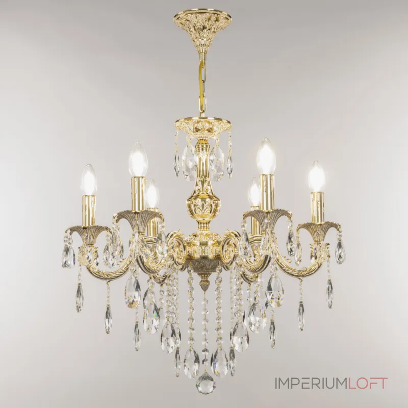 Подвесная люстра Bohemia Ivele Crystal AL7901 AL79101/6/175 B GW Подвесная люстра Bohemia Ivele Crystal AL7901 AL79101/6/175 B GW
