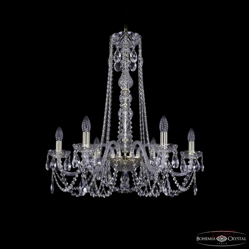 Подвесная люстра Bohemia Ivele Crystal 1402 1402/6/240/h-73 G Подвесная люстра Bohemia Ivele Crystal 1402 1402/6/240/h-73 G