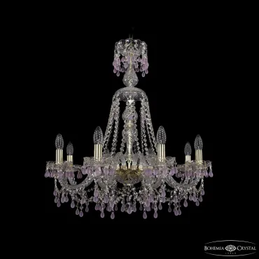 Подвесная люстра Bohemia Ivele Crystal 1410 1410/8/240/XL-74 G V7010 Подвесная люстра Bohemia Ivele Crystal 1410 1410/8/240/XL-74 G V7010