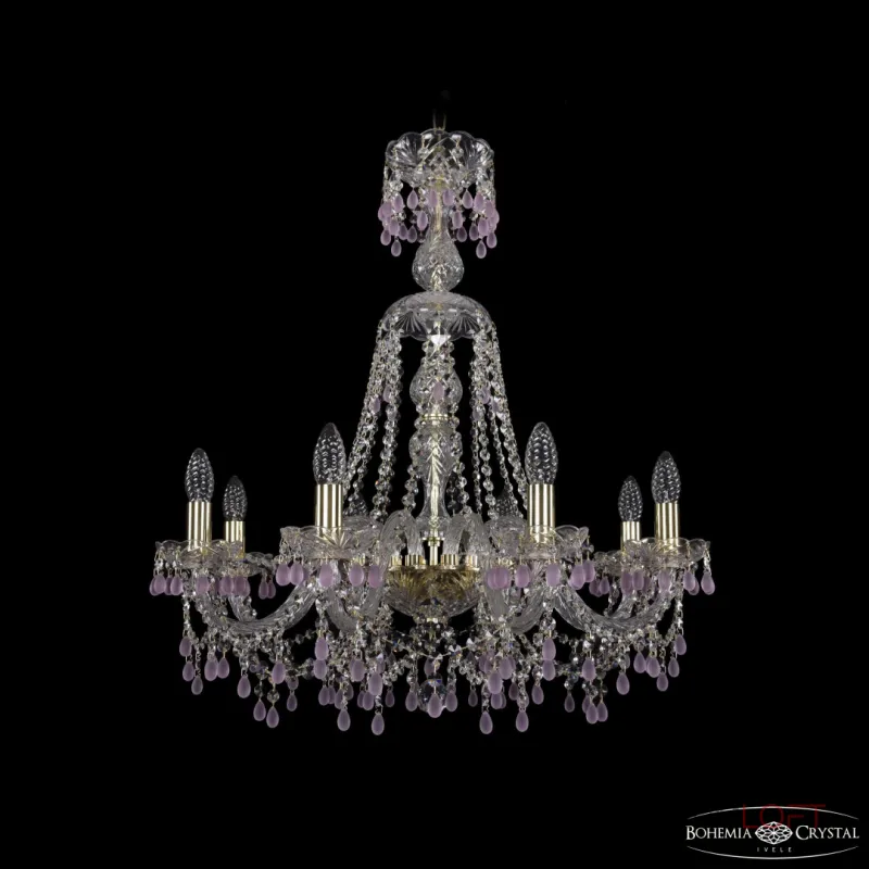 Подвесная люстра Bohemia Ivele Crystal 1410 1410/8/240/XL-74 G V7010 Подвесная люстра Bohemia Ivele Crystal 1410 1410/8/240/XL-74 G V7010