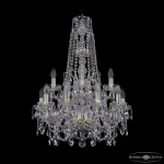Подвесная люстра Bohemia Ivele Crystal 1411 1411/10+5/195/XL-80/2d G