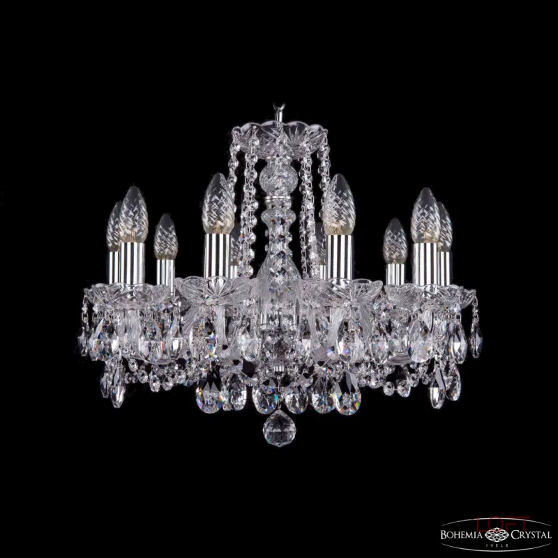 Подвесная люстра Bohemia Ivele Crystal 1402 1402/10/160 Ni