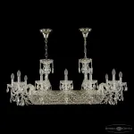 Подвесная люстра Bohemia Ivele Crystal 1453 1453/12/195/800 Ni