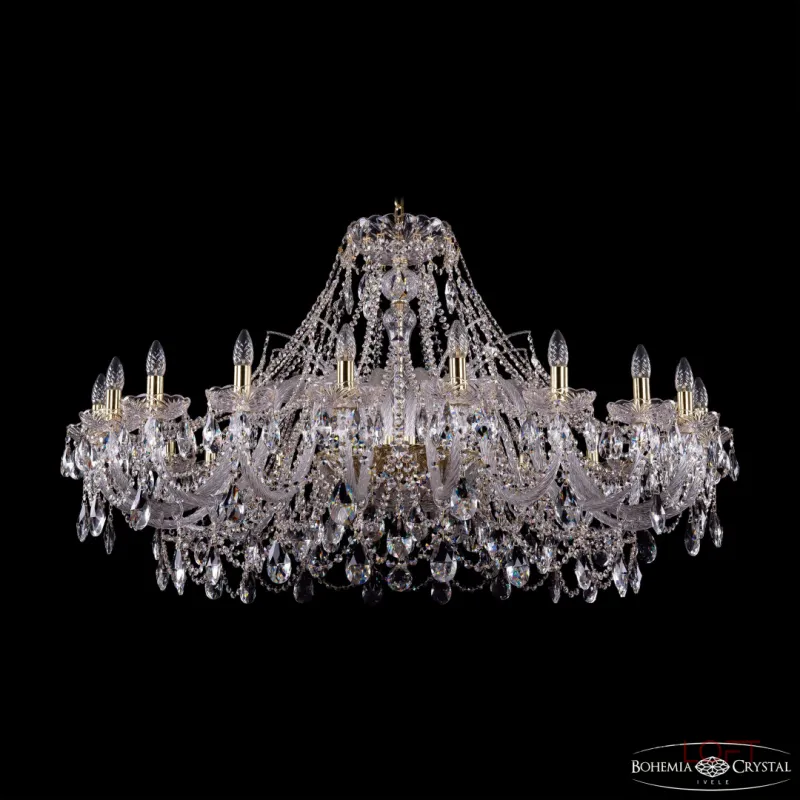 Подвесная люстра Bohemia Ivele Crystal 1411 1411/20/460 G