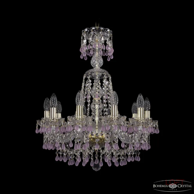Подвесная люстра Bohemia Ivele Crystal 1410 1410/10/195/XL-66 G V7010 Подвесная люстра Bohemia Ivele Crystal 1410 1410/10/195/XL-66 G V7010