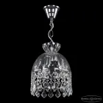 Подвесной светильник Bohemia Ivele Crystal 5478 5478/22 Ni Clear/M-1H Leafs