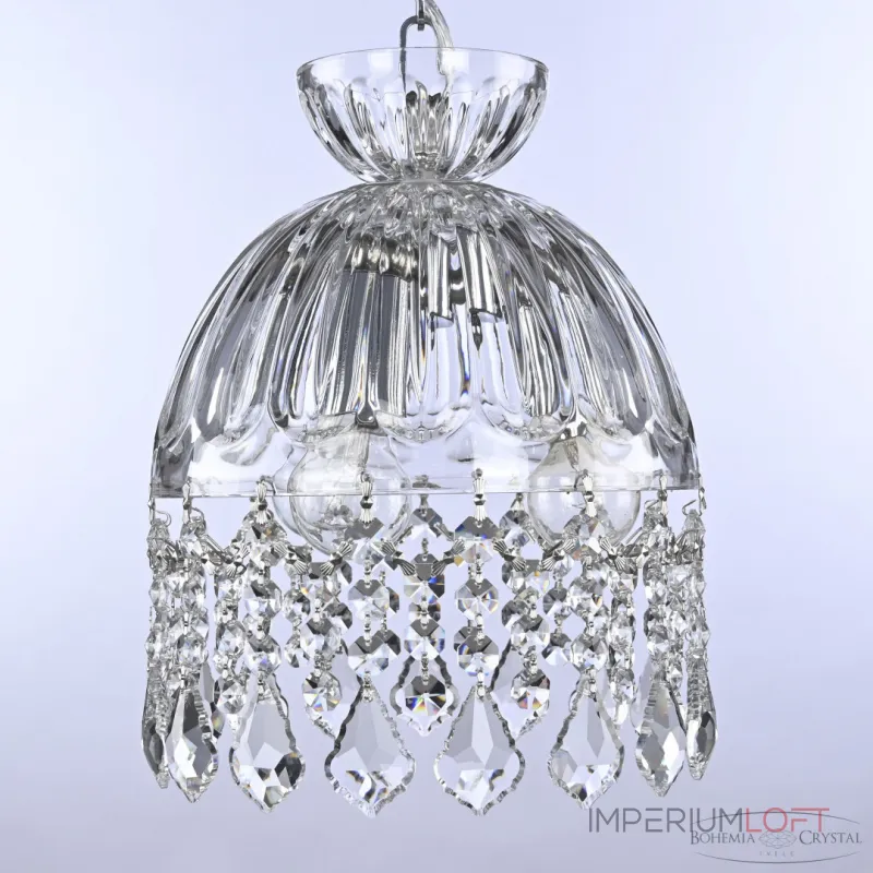 Подвесной светильник Bohemia Ivele Crystal 5478 5478/22 Ni Clear/M-1H Leafs