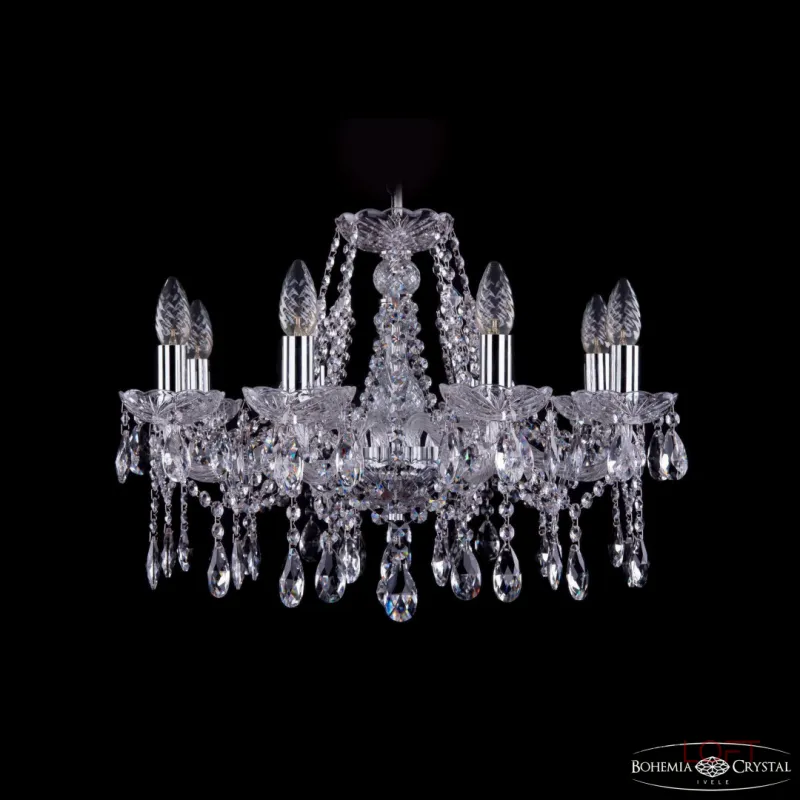 Подвесная люстра Bohemia Ivele Crystal 1413 1413/8/200 Ni