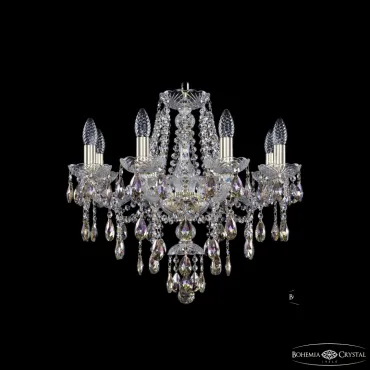 Подвесная люстра Bohemia Ivele Crystal 1415 1415/8/200 G K801 Подвесная люстра Bohemia Ivele Crystal 1415 1415/8/200 G K801