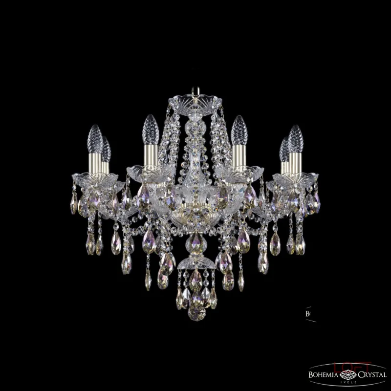 Подвесная люстра Bohemia Ivele Crystal 1415 1415/8/200 G K801 Подвесная люстра Bohemia Ivele Crystal 1415 1415/8/200 G K801