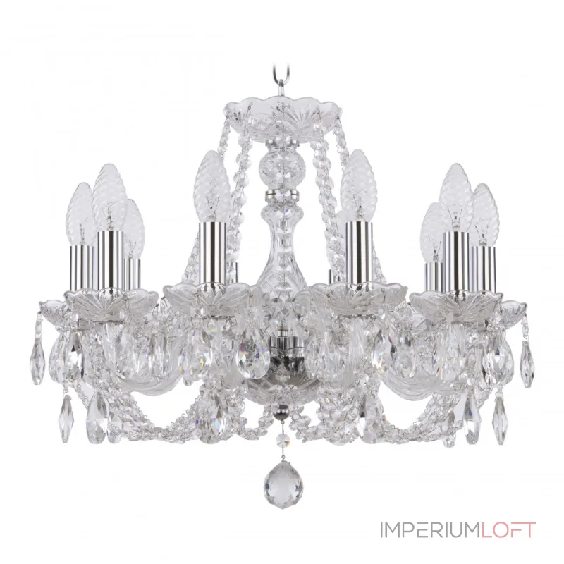 Подвесная люстра Bohemia Ivele Crystal 101 101/10/165 Ni