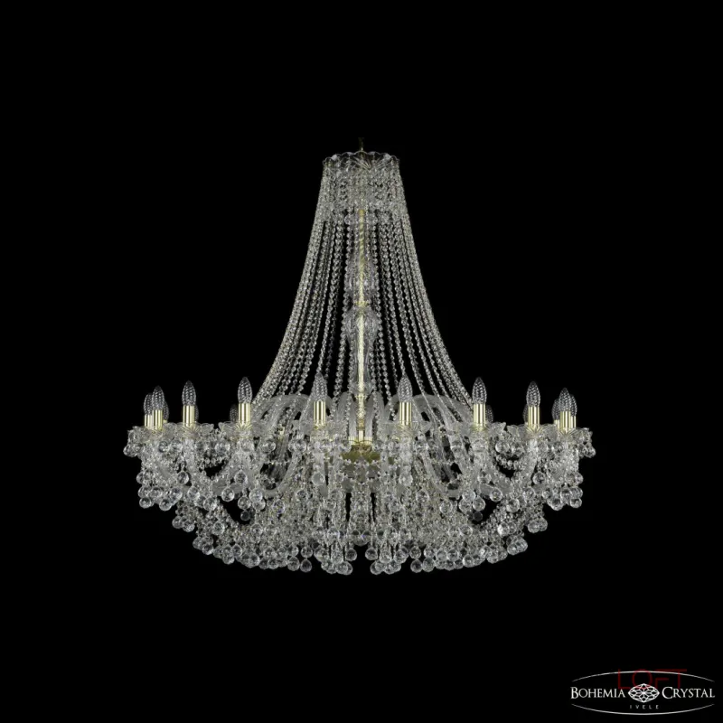 Подвесная люстра Bohemia Ivele Crystal 1409 1409/20/460/h-118 G