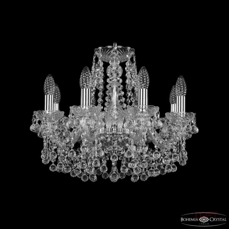 Подвесная люстра Bohemia Ivele Crystal 1409 1409/8/160 Ni