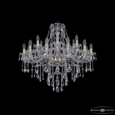 Подвесная люстра Bohemia Ivele Crystal 1415 1415/12+6/300 G