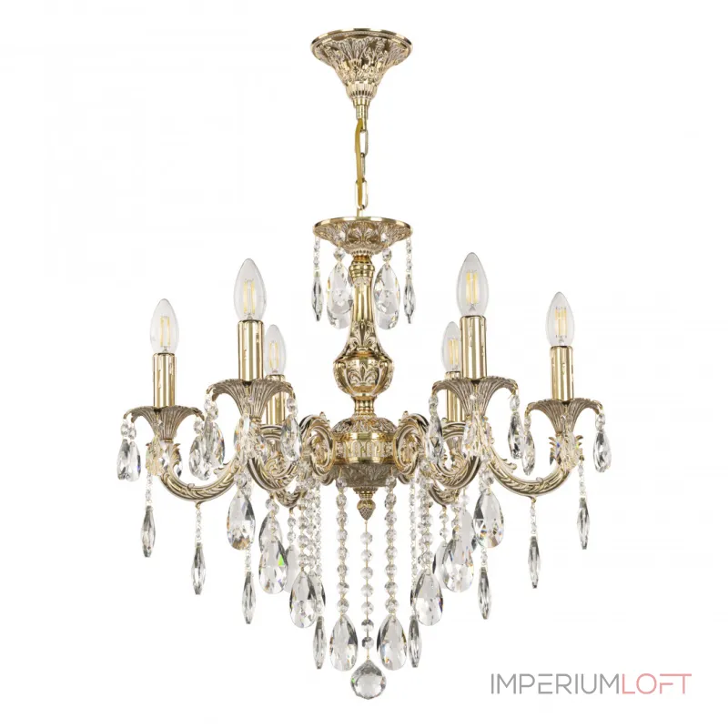 Подвесная люстра Bohemia Ivele Crystal AL7901 AL79101/6/175 B GW Подвесная люстра Bohemia Ivele Crystal AL7901 AL79101/6/175 B GW