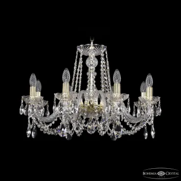 Подвесная люстра Bohemia Ivele Crystal 1402 1402/8/240 G