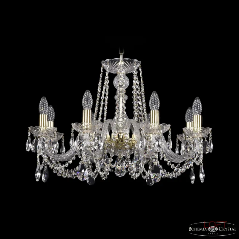 Подвесная люстра Bohemia Ivele Crystal 1402 1402/8/240 G