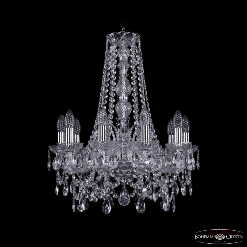 Подвесная люстра Bohemia Ivele Crystal 1411 1411/10/160/h-64 Ni