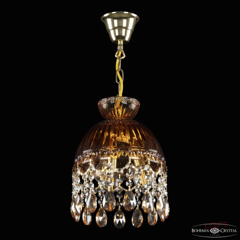 Подвесной светильник Bohemia Ivele Crystal 5478 5478/22 G Amber/M-1G K721