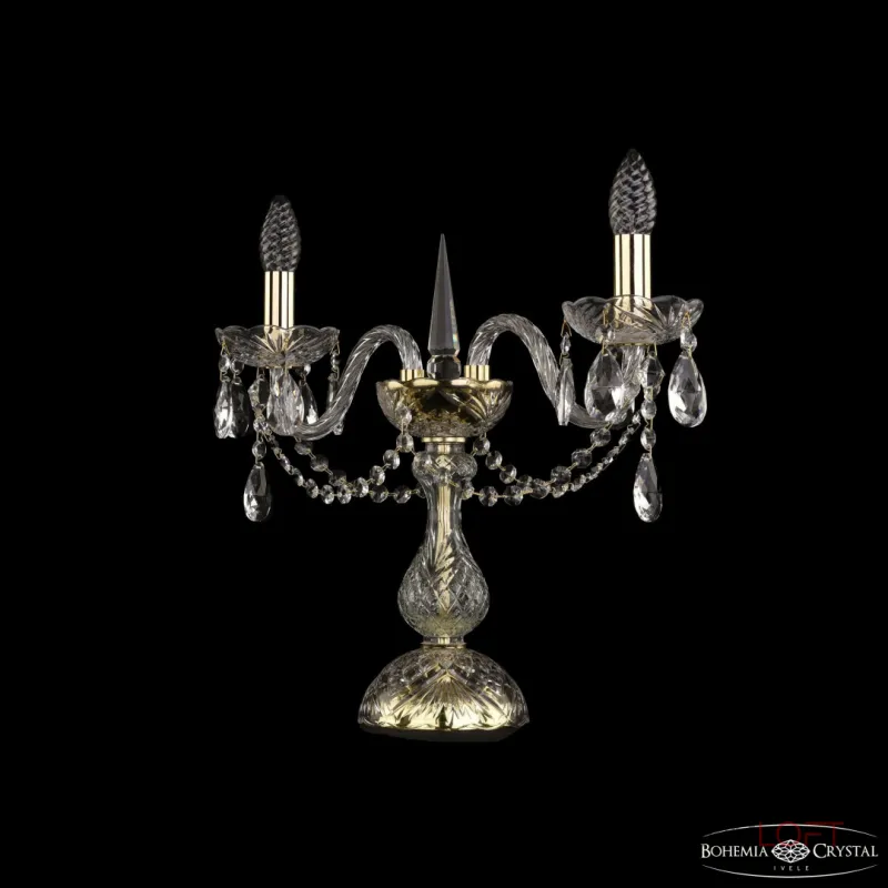 Настольная лампа Bohemia Ivele Crystal 1402 1402L/2/141-39 G