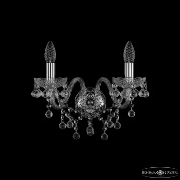 Бра Bohemia Ivele Crystal 1409 1409B/2/160 Ni Бра Bohemia Ivele Crystal 1409 1409B/2/160 Ni