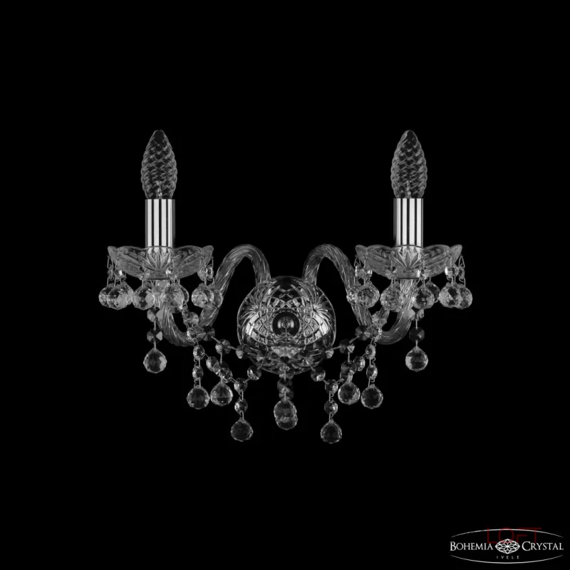 Бра Bohemia Ivele Crystal 1409 1409B/2/160 Ni Бра Bohemia Ivele Crystal 1409 1409B/2/160 Ni